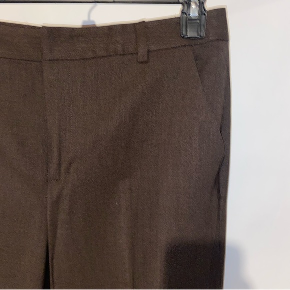 Ralph Lauren Womens Dress Pants Slacks Size 8 Brown Solid Wool Lycra Waist‎ 32" - Picture 5 of 14